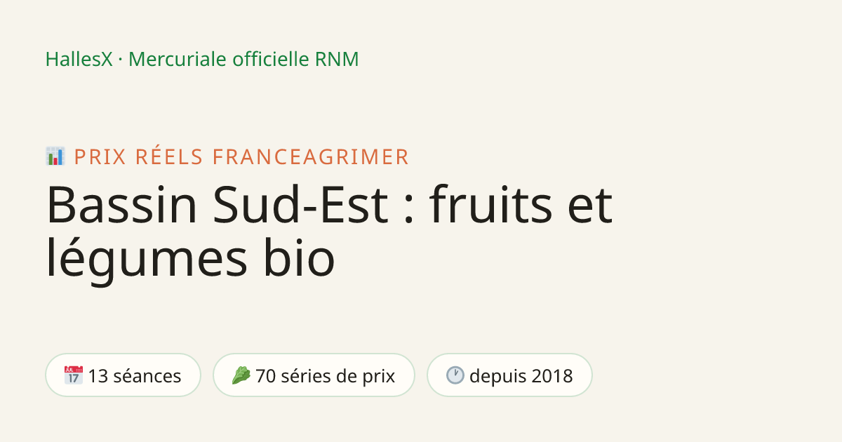 Vignette OG — 📊 Bassin Sud-Est : fruits et légumes bio