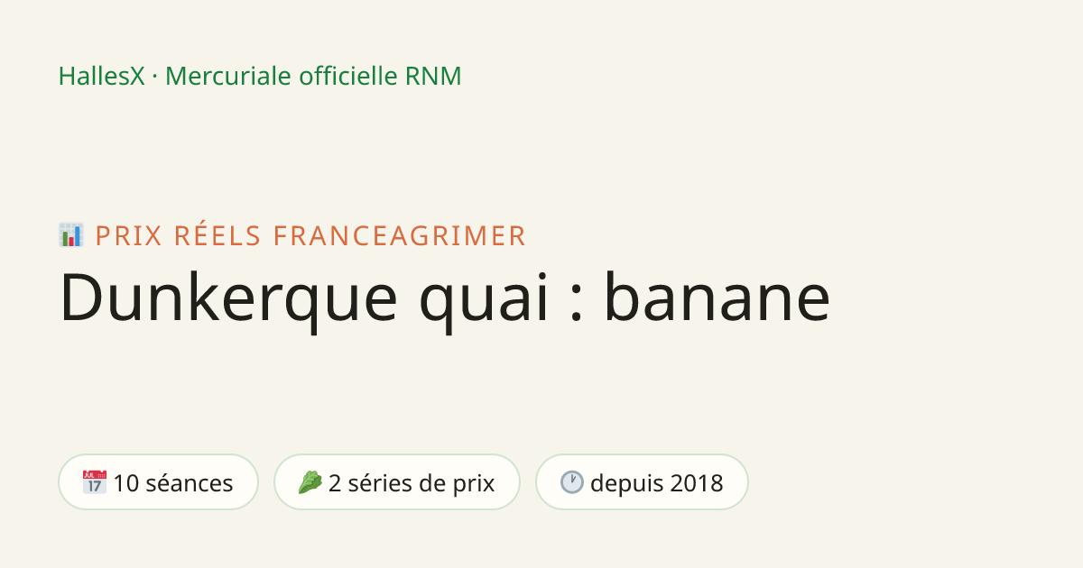 Vignette OG — 📊 Dunkerque quai : banane