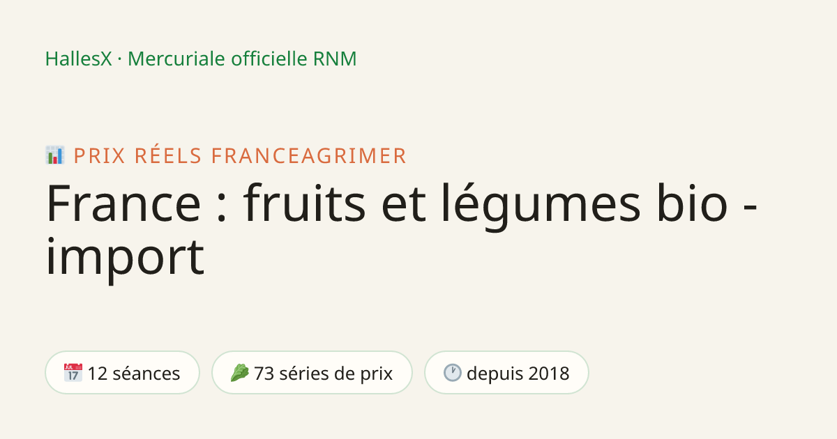 Vignette OG — 📊 France : fruits et légumes bio - import