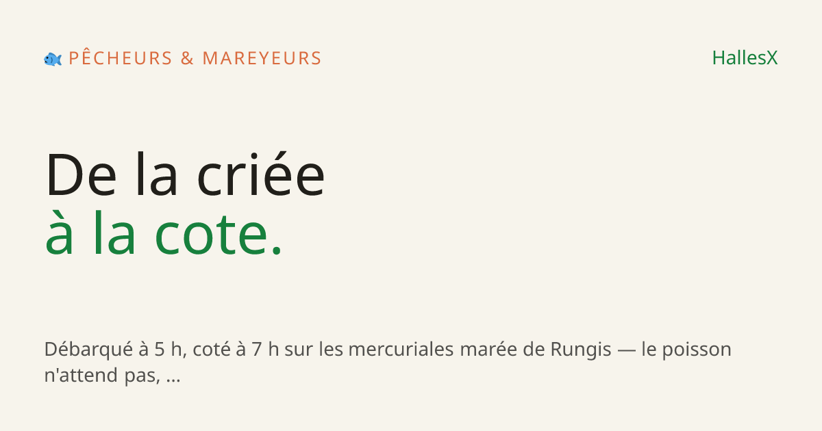 Vignette OG — 🐟 Pêcheurs & mareyeurs