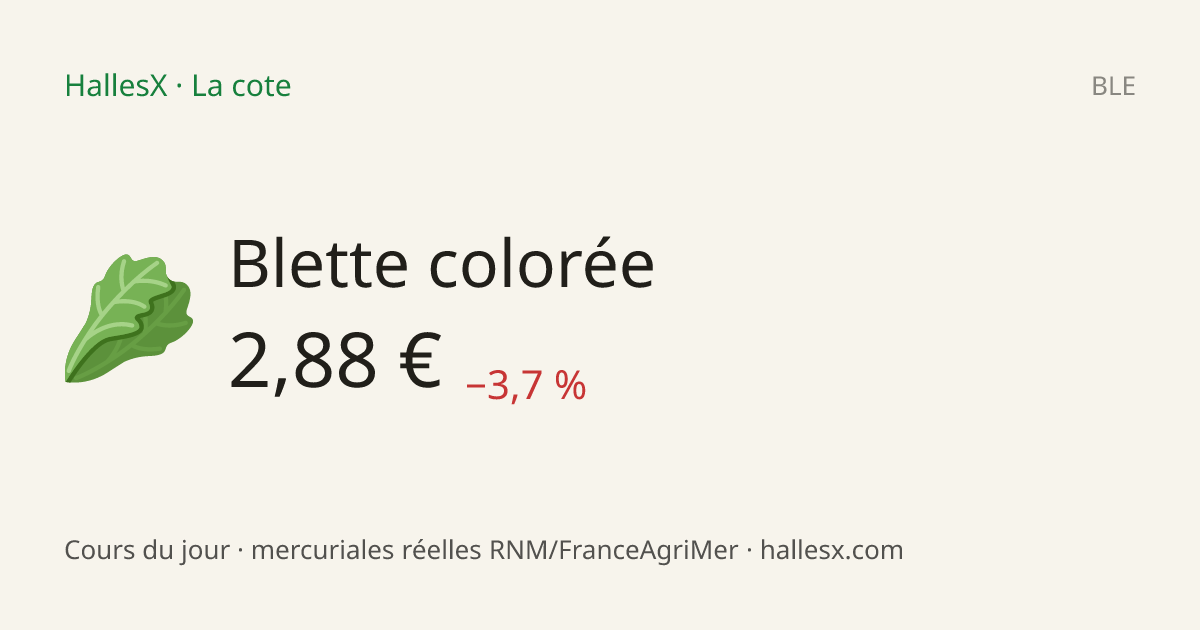 Vignette OG — 🥬 Blette colorée