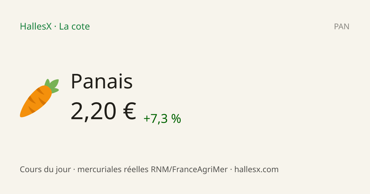 Vignette OG — 🥕 Panais