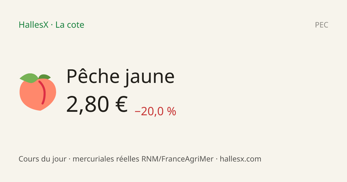 Vignette OG — 🍑 Pêche jaune
