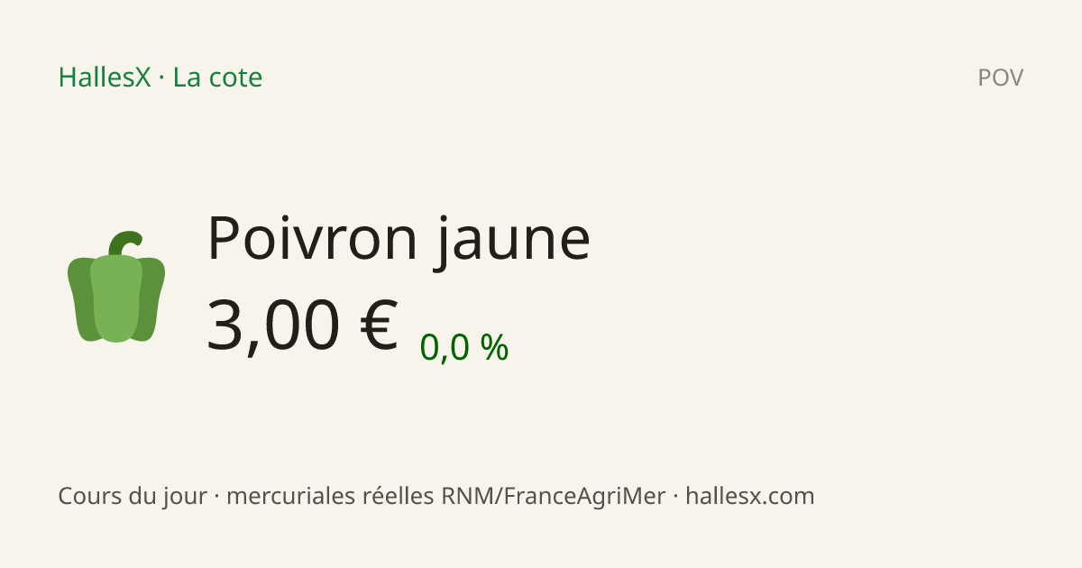 Vignette OG — 🫑 Poivron jaune