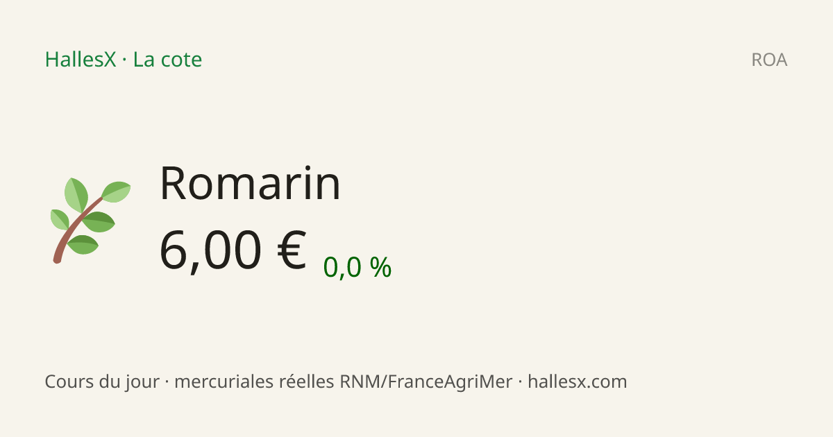 Vignette OG — 🌿 Romarin