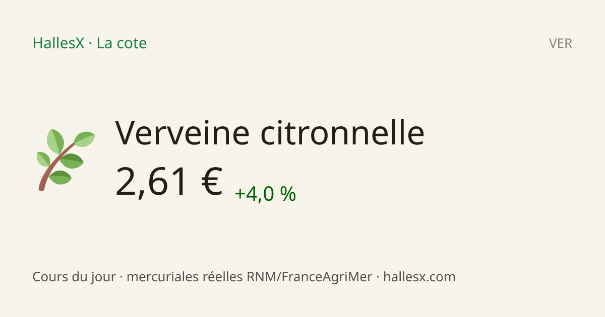 Vignette OG — 🌿 Verveine citronnelle